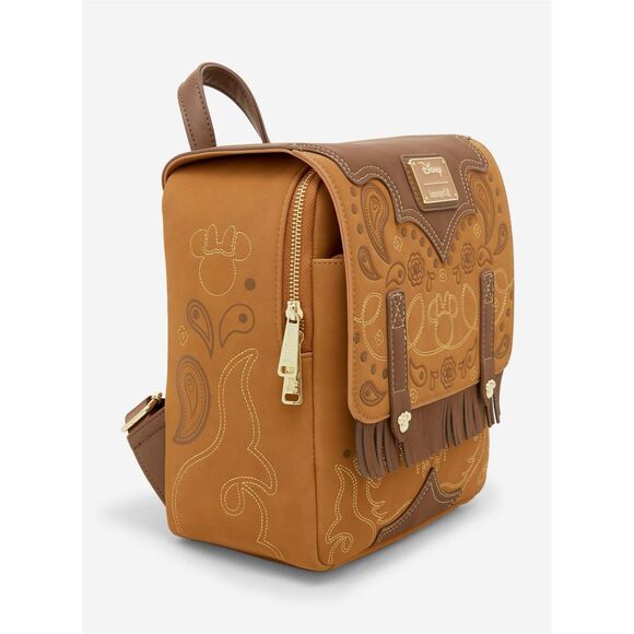 Loungefly Disney Minnie Mouse Western Patterned Mini Backpack main image 4